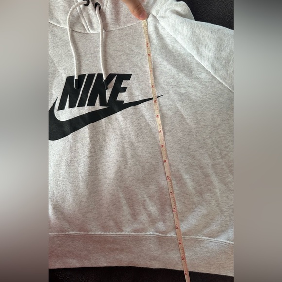 Nike Hoodie Sweatshirt Women's Light Gray Size Large - Picture 6 of 6
